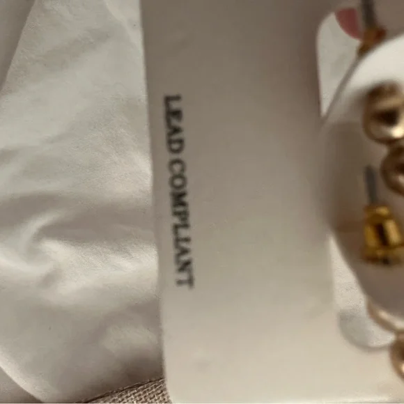 Gold bubble hoop earrings - Picture 7 of 7